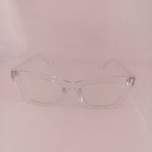 Small Thick Frame Clear Sunglasses - Clarette