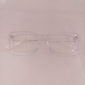 Small Thick Frame Clear Sunglasses - Clarette