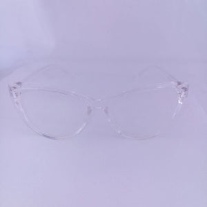 Cat Eye Slim Clear Sunglasses - Cidney