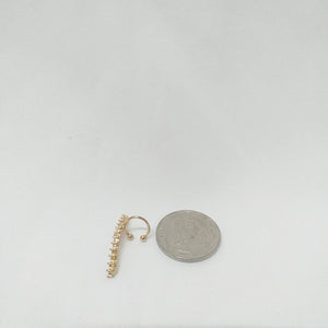 Gold Tone Diamante Fashion Ear Cuff