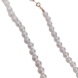 Single Strand Medium Pearl Fashion Necklace