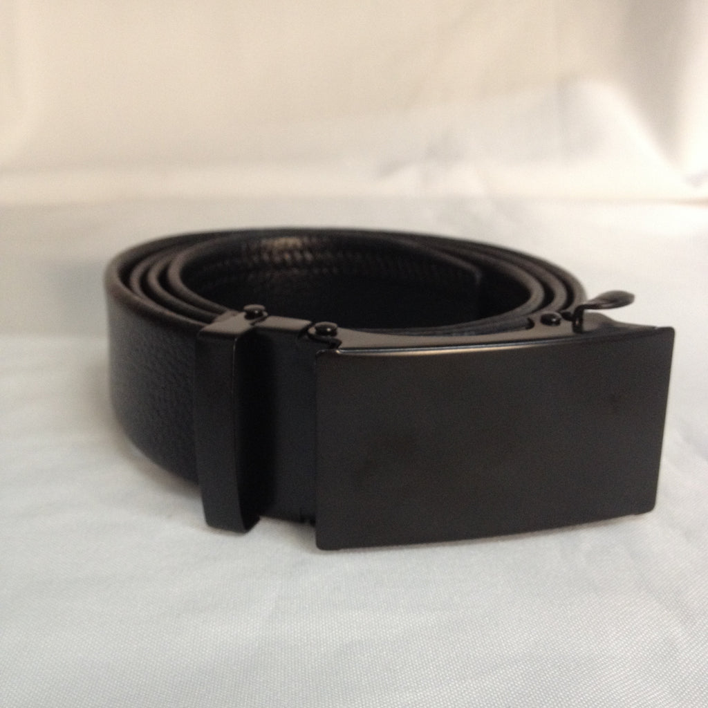 Automatic Buckle Adjustable Belt - Black