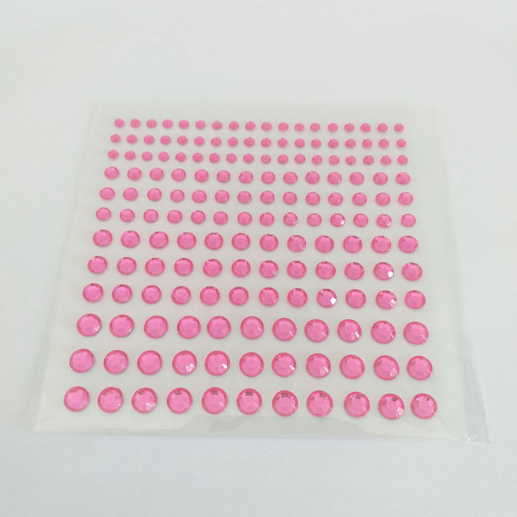 Self Adhesive Body Gems - Medium Pink