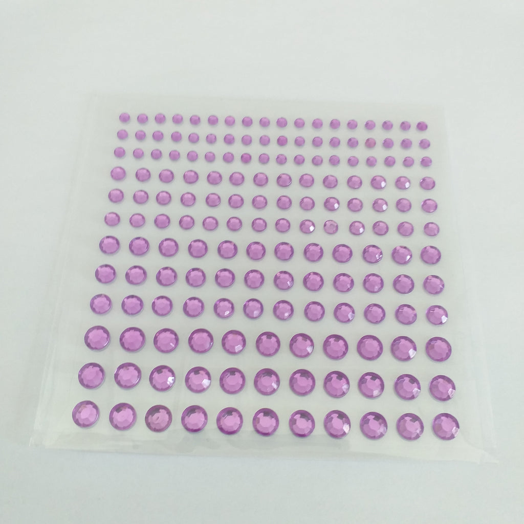 Self Adhesive Body Gems - Medium Purple