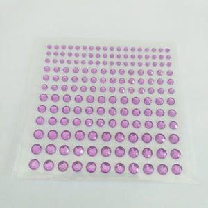 Self Adhesive Body Gems - Medium Purple