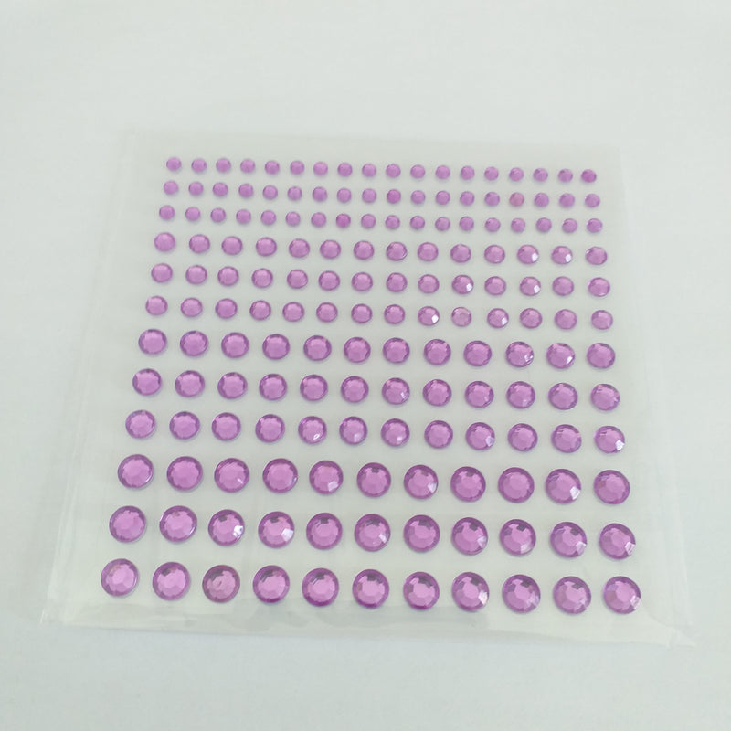 Self Adhesive Body Gems - Medium Purple