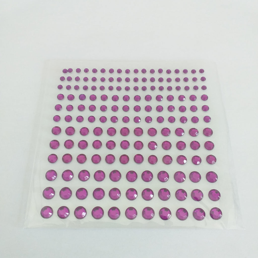 Self Adhesive Body Gems - Bright Purple