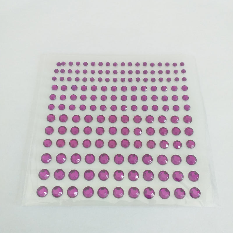 Self Adhesive Body Gems - Bright Purple