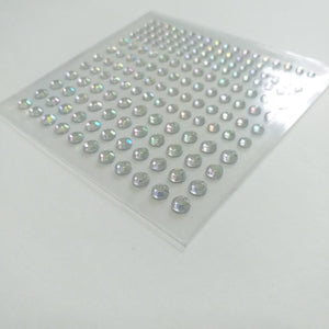 Self Adhesive Body Gems - Clear Iridescent