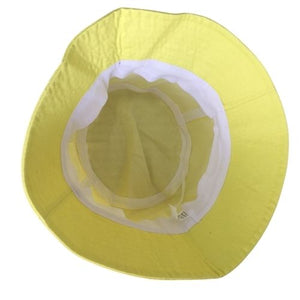 Solid Adjustable Bucket Hat - Yellow